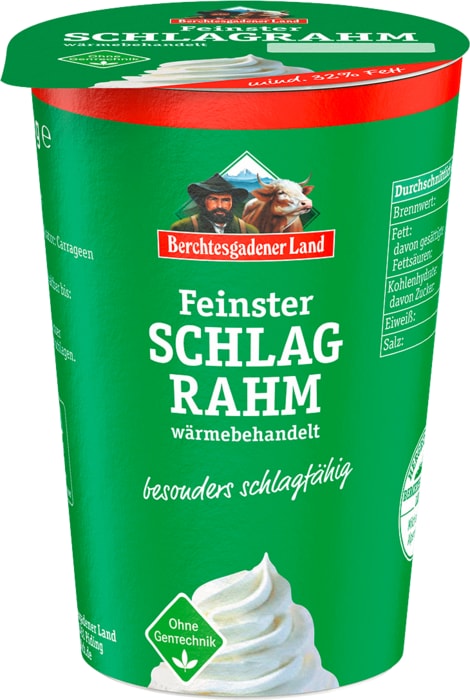 Berchtesgadener Land Feinster Schlagrahm