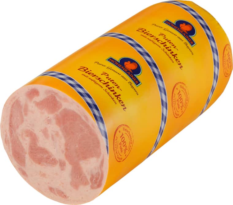 Puten-Bierschinken oder Eierwurst mit Paprika