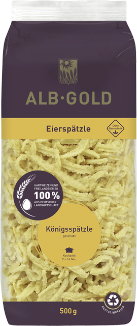 Alb•Gold Königsspätzle geschabt oder Kaiserspätzle 