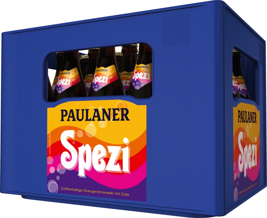 Paulaner Spezi*, auch zero* oder Limo