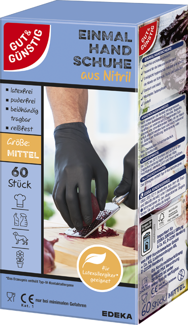 Gut & Günstig Nitril-Einmalhandschuhe