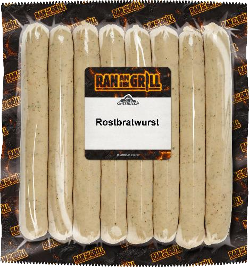 Ran an den Grill Rostbratwurst, Schinkengriller oder Bratwurst-Mix