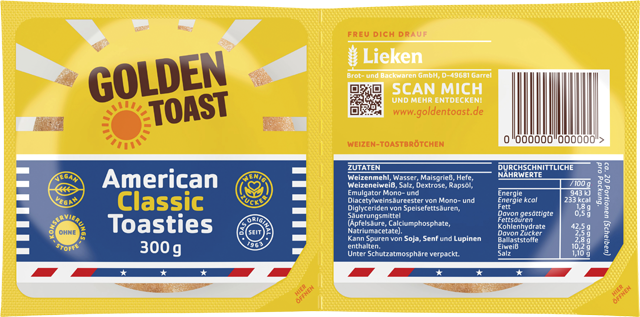 Mittwoch bis Samstag: Golden Toast Toasties