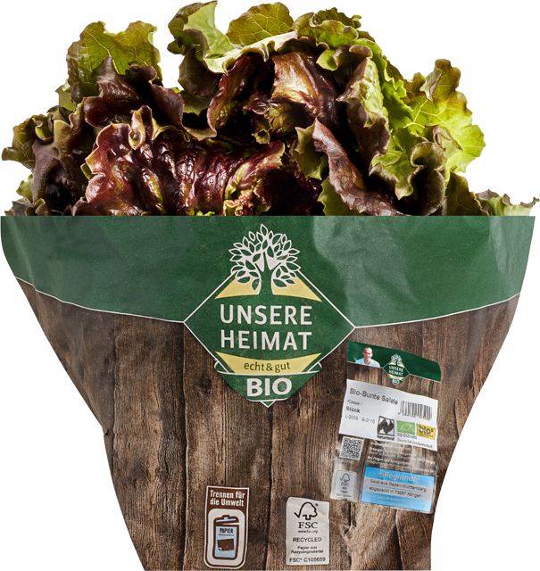 Unsere Heimat – echt & gut Bio Bunte Salate 