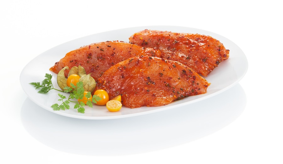 Puten-Schnitzel* oder Turkey-Steaks „Arizona"