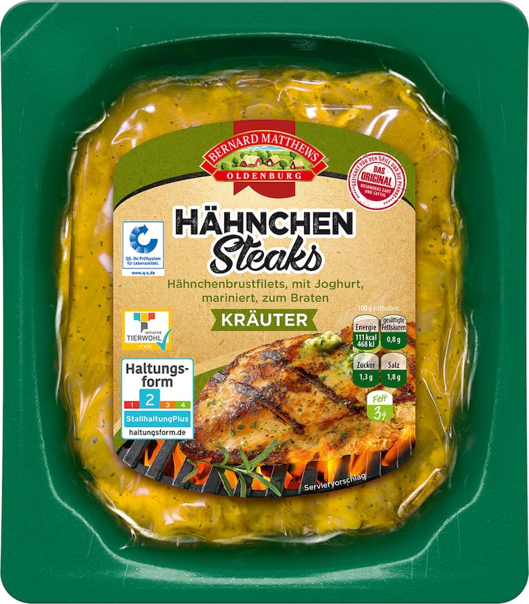 Bernard Matthews Hähnchensteaks