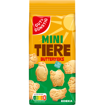 GUT & GÜNSTIG - Mini-Butterkeks-Tiere