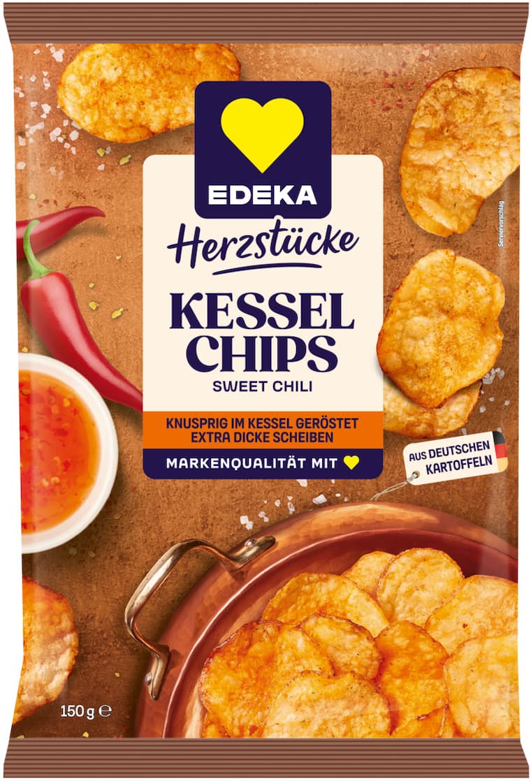 EDEKA Herzstücke Kesselchips
