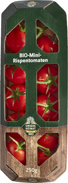 Unsere Heimat – echt & gut Bioland Mini Rispentomaten