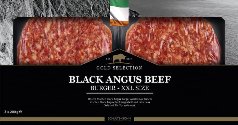 Schulte + Sohn Black Angus Beef Burger - XXL Size