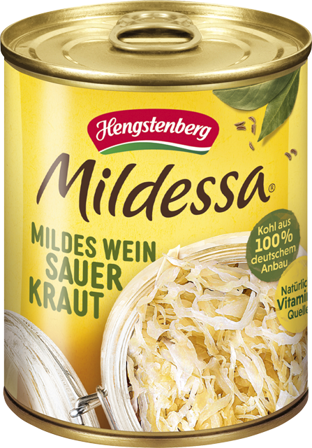 Hengstenberg Mildessa Mildes Weinsauerkraut 