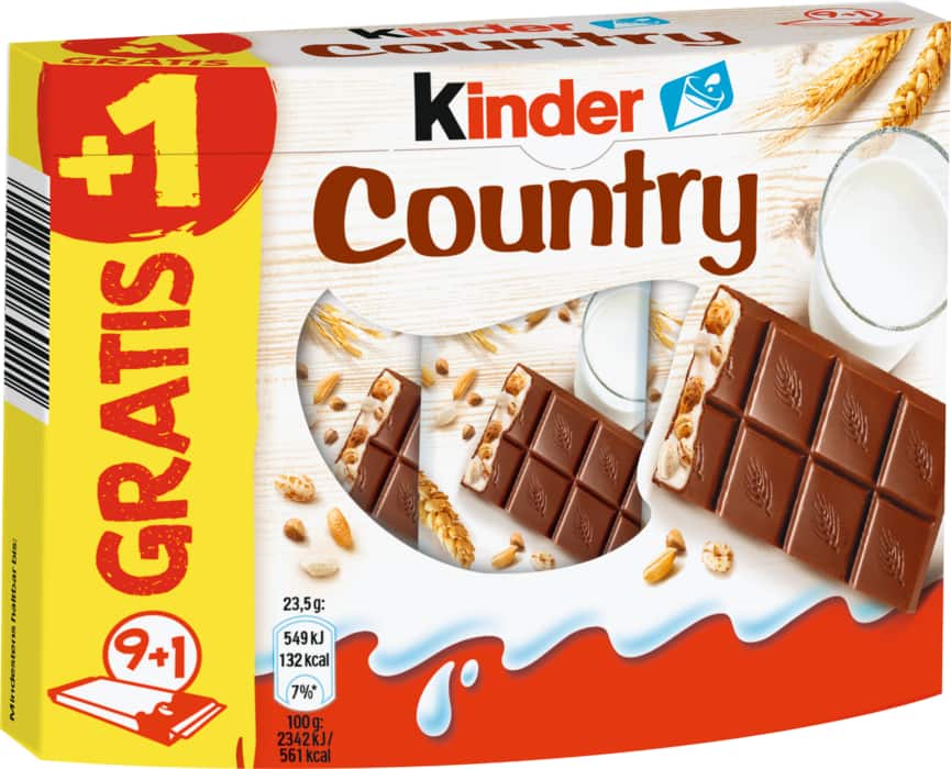 kinder bueno oder Country