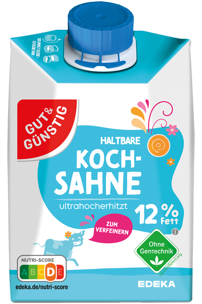 GUT&GÜNSTIG Haltbare Kochsahne