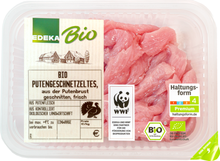 EDEKA Bio Putenbrust-Geschnetzeltes