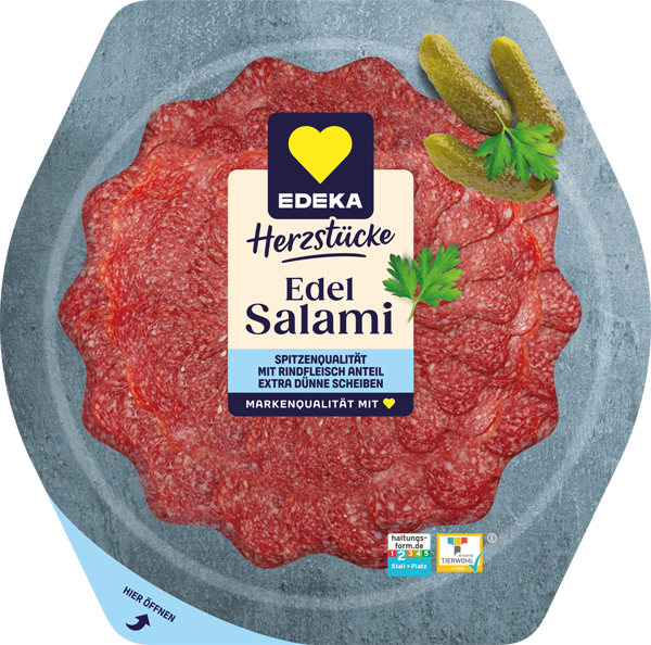 EDEKA Herzstücke Edel-, Geflügel- oder Pfeffer-Salami