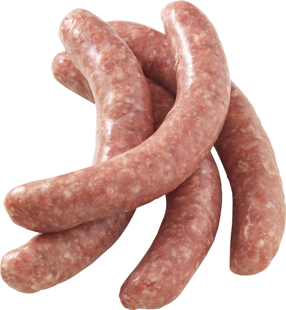 Frische grobe Bratwurst