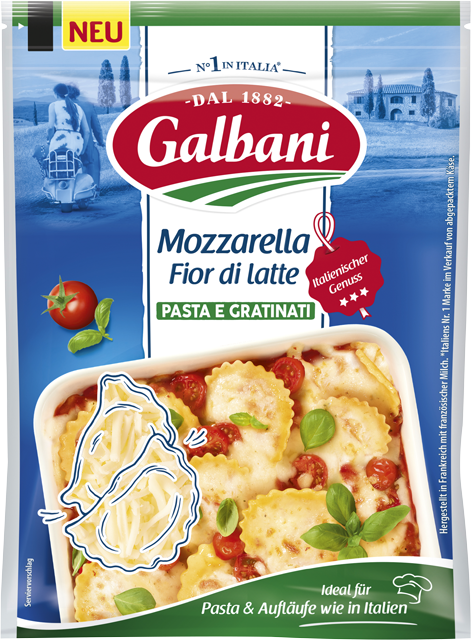 Galbani Mozzarella Fior di Latte gerieben 