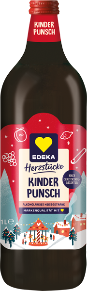 EDEKA Herzstücke Kinderpunsch** oder Christkindl Glühwein