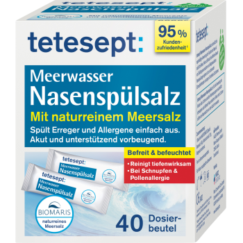 tetesept Meerwasser Nasenspülsalz