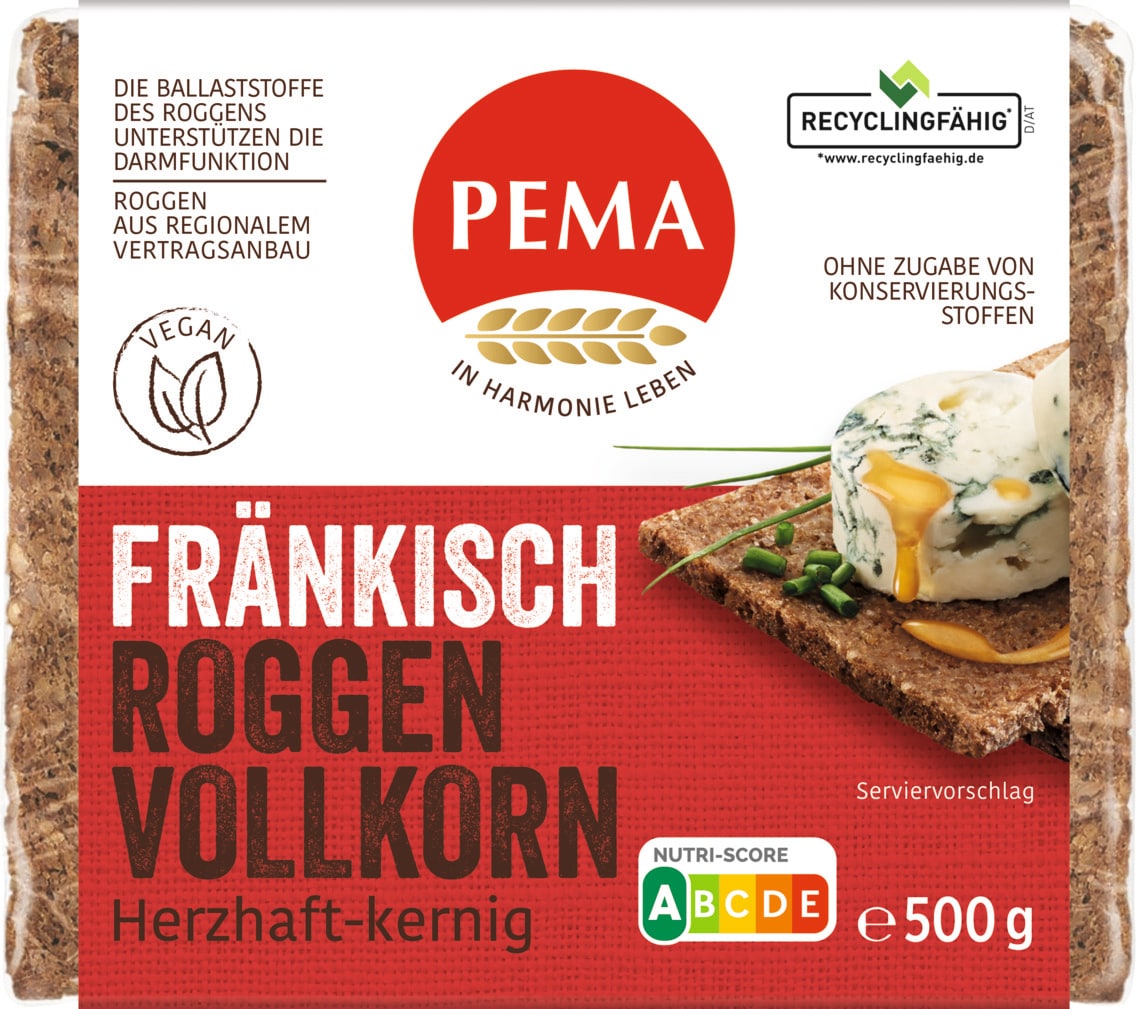Pema Fränkisch Roggen Vollkorn