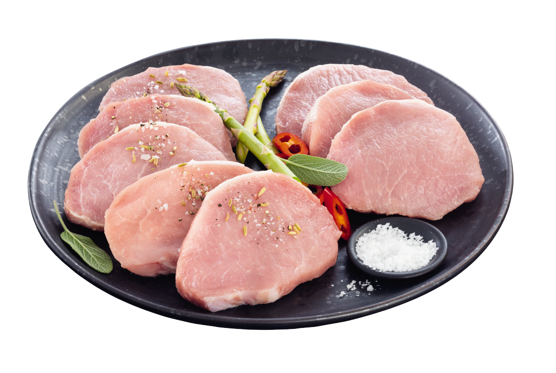Gutfleisch Minutensteaks aus dem Schweinelachs