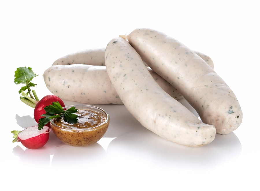 Münchner Weißwurst oder Dicke
