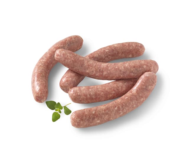 Frische grobe Bratwurst