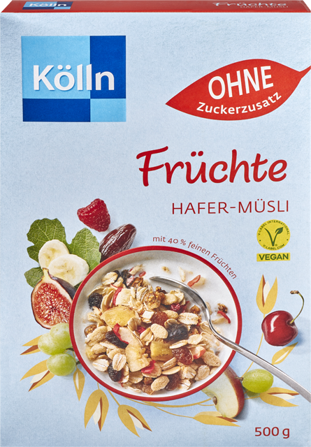 Kölln Müsli oder Cereals 