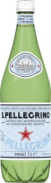 S. Pellegrino oder Acqua Panna Mineralwasser