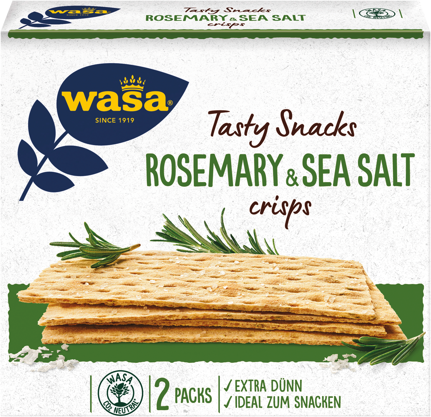 Wasa Knäckebrot-Spezialitäten, Sandwich oder Tasty-Snacks