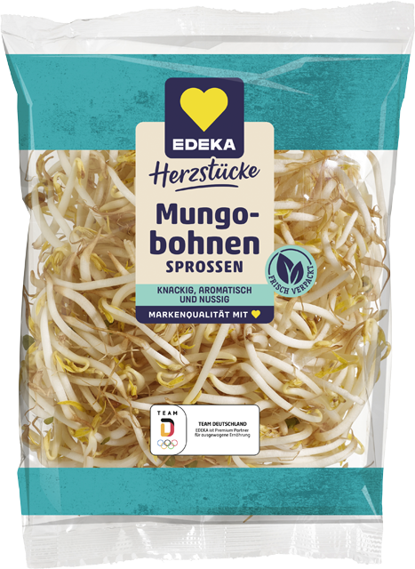 Herzstücke Mungobohnensprossen