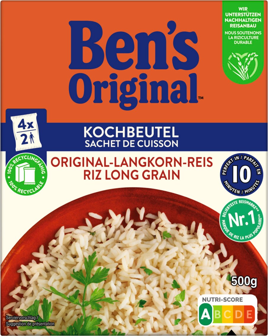 Ben's Original Kochbeutel Langkorn-Reis