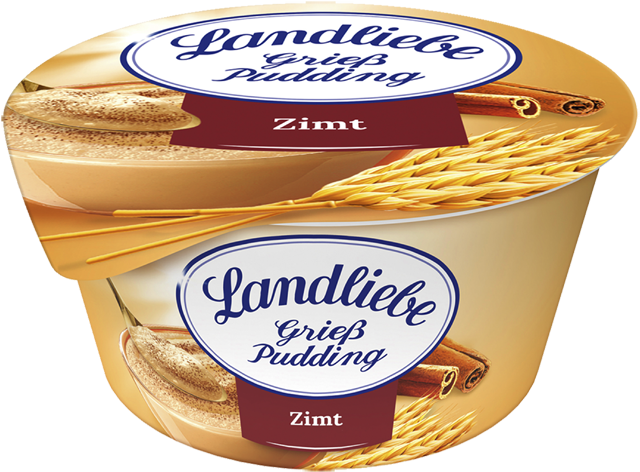 Ab Donnerstag erhältlich: Landliebe Grieß-, Sahnepudding