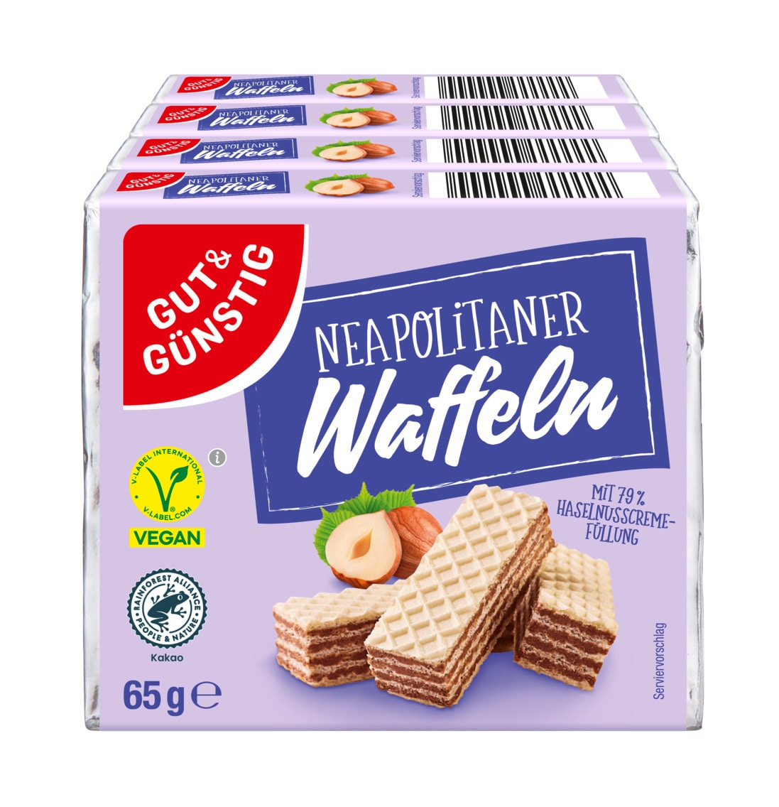 Gut & Günstig Neapolitaner Waffeln