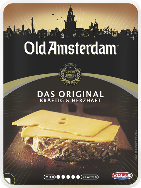 Westland Old Amsterdam in Scheiben Das Original kräftig & herzhaft