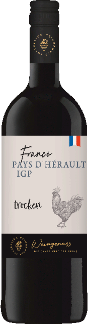 Frankreich: Weingenuss Pays d‘Herault IGP Vin Rouge