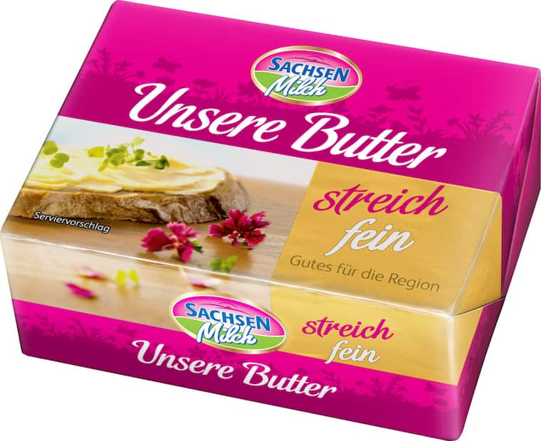 Sachsen Milch oder Thüringer Land Butter