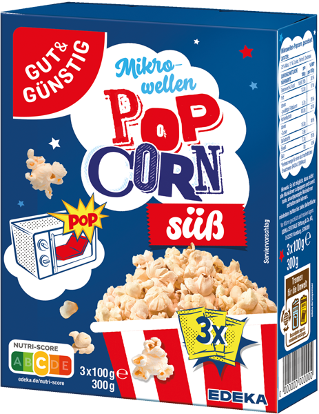 GUT&GÜNSTIG Mikrowellenpopcorn