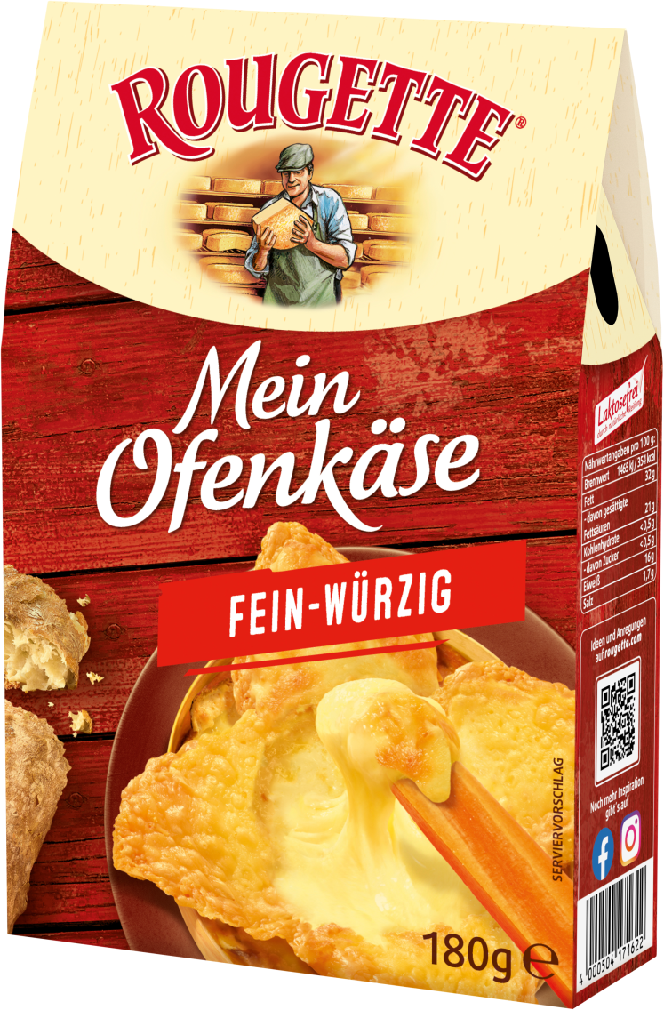 Rougette Grill- oder Ofenkäse