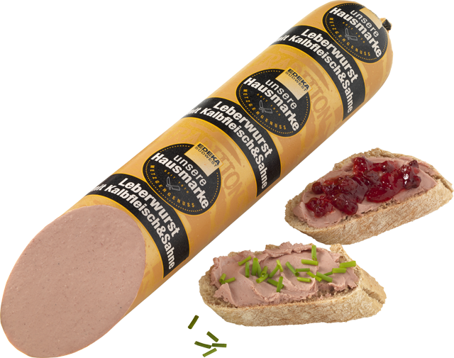 Delikatess-Leberwurst mit Kalbfleisch