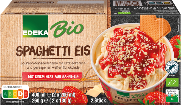 EDEKA Bio Spaghetti-Eis