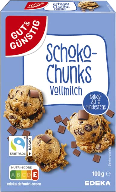 Gut & Günstig Schoko Chunks, Schoko-Tröpfchen