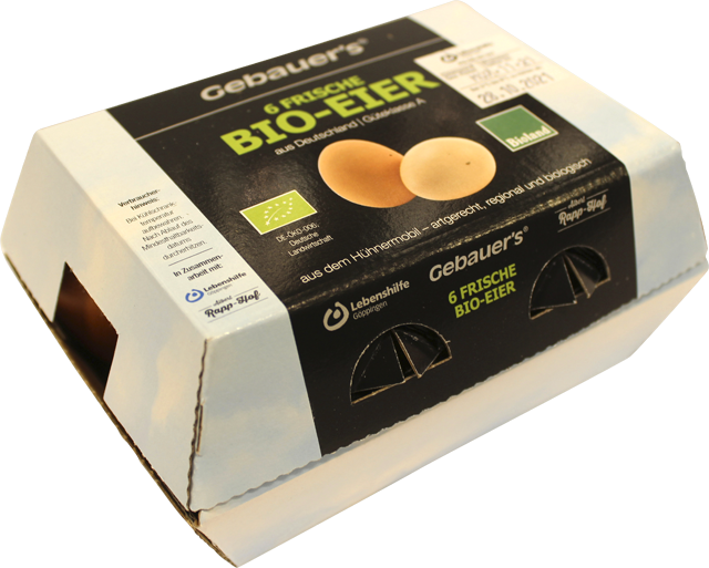 2 Packungen¹ Gebauer‘s Bio Eier