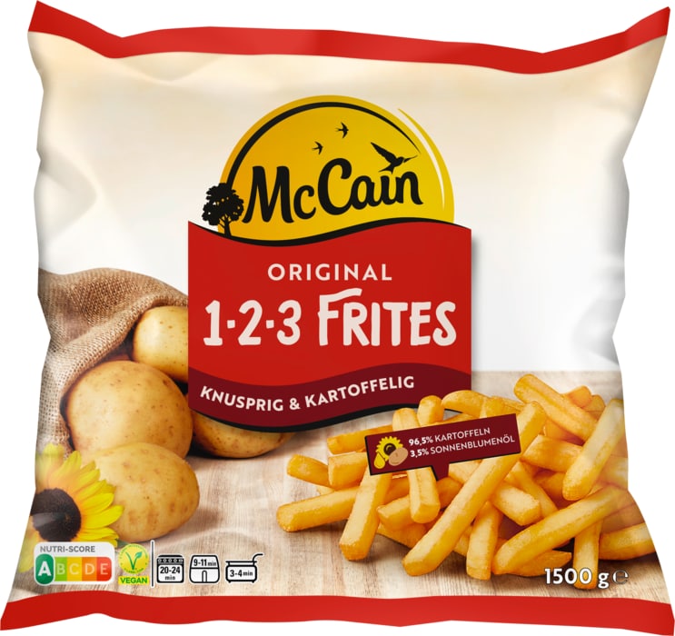 McCain Original 1*2*3 Frites oder Deluxe