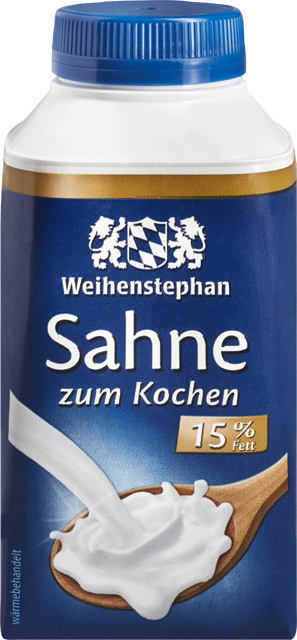 Donnerstag & Samstag: Weihenstephan Sahne zum Kochen