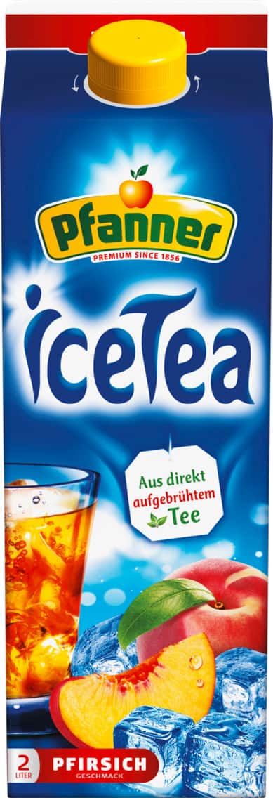 Pfanner ice Tea oder Teegetränk