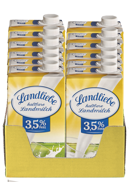 12er Karton Landliebe haltbare Landmilch 