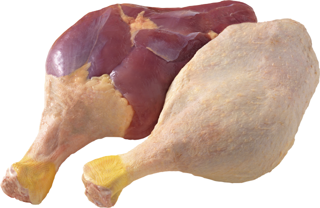 Frische französische Flugentenkeulen