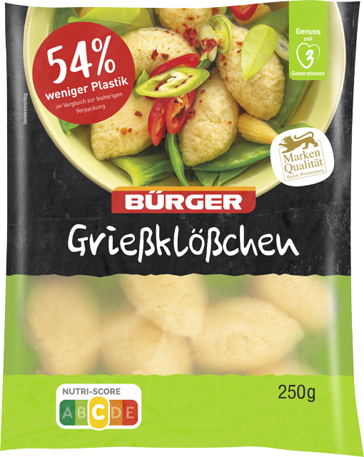 Bürger Grießklößchen, Flädle, Hochzeitssuppe 