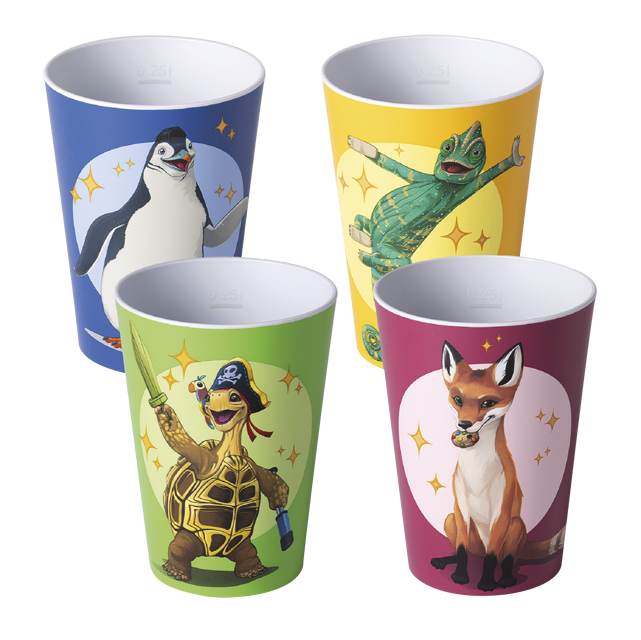Die Schule der magischen Tiere – Trinkbecher-Set